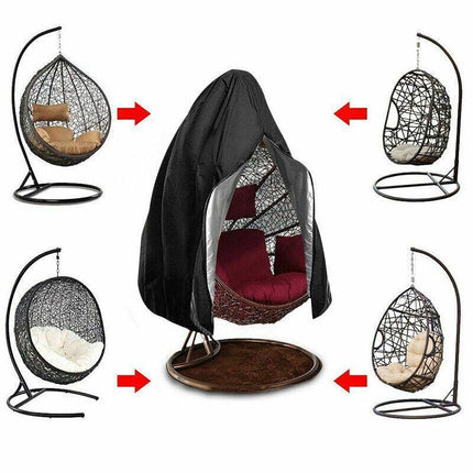 Hanging Swing Egg Chair Cover Furniture Garden Rattan Outdoor Rain Waterproof AU - Aimall
