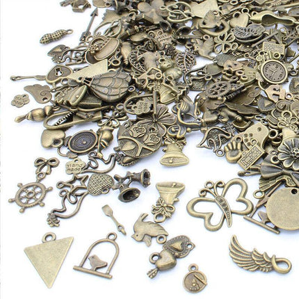 Bulk Tibetan Silver Mixed Charms Pendants For Jewelry DIY Making Craft Findings - Aimall