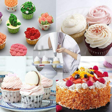 5x Large Cream Icing Piping Nozzles Set Kit Pastry Tips DIY Cake Decorating Tool - Aimall