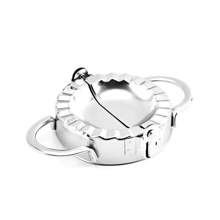 10 Dumpling Maker Stainless Steel Dough Press Pie Ravioli Making Mold Mould Tool - Aimall