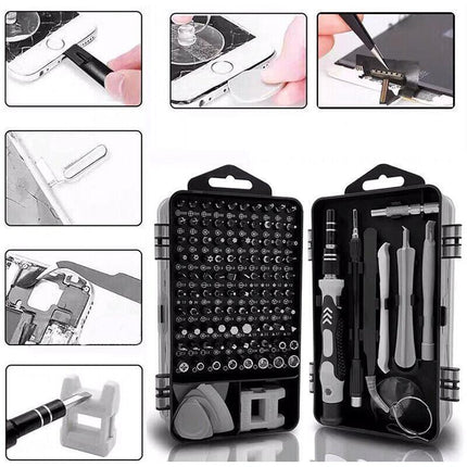 117 IN 1 Precision Screwdriver Set Computer PC Phone Watch Repair Tool Kit DIY - Aimall