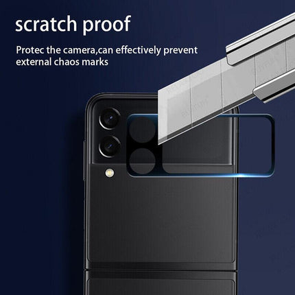 For Samsung Galaxy Z Flip 3 5G 3D Tempered Glass Camera Lens Screen Protector AU - Aimall