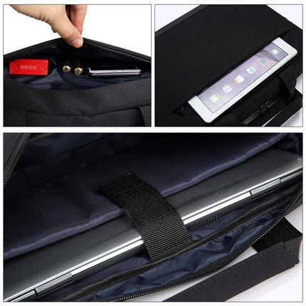Laptop Sleeve briefcase Carry Bag for Macbook Dell Sony HP Lenovo 14" 15.6" inch - Aimall