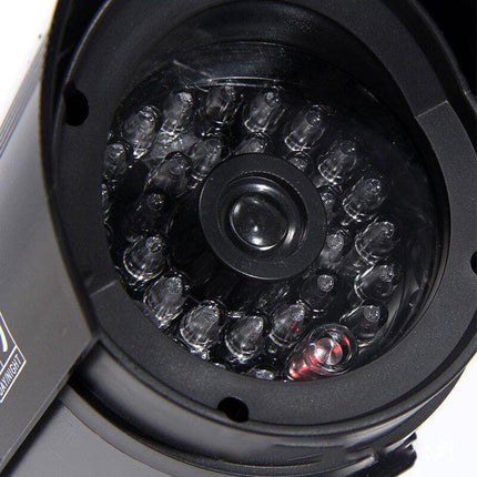 2/4 Sets Flash LED Light Fake Dummy Camera Night Security Surveillance CCTV - Aimall