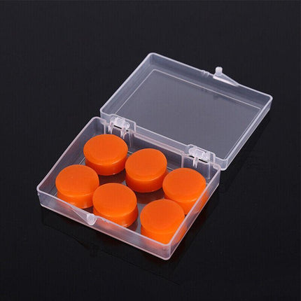6PCS Soft Silicone Ear Plugs Comfortable Adjustable Anti Sleep Snore Moldable AU - Aimall