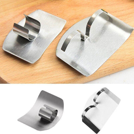 Kitchen Slice Knife Cut Hand Guard Stainless Steel Safe Tool Finger Protector - Aimall