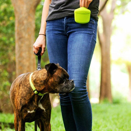 Pet Silicone Training Treat Bag Pouch with Clip Waist Pack Feed Feed Dog AU - Aimall