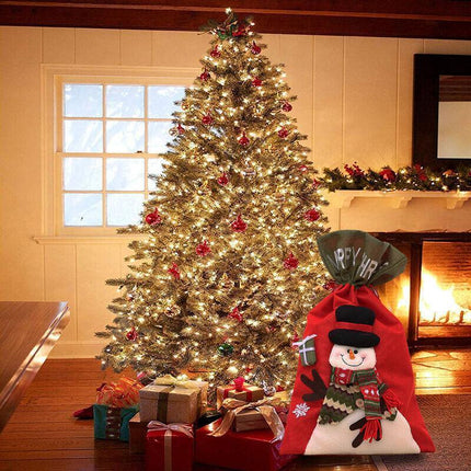 New Christmas Large Jumbo Felt Santa Sack Children Xmas Gifts Candy Stocking Bag - Aimall