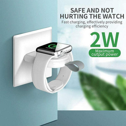 For Apple Watch Series 6/5/4/3/2/1 Portable USB Wireless Charger Keychain DF AU - Aimall