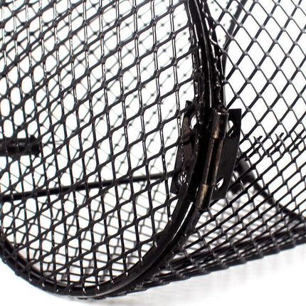 Round Reptile Heat Lamp Light Bulb Mesh Cage Protector Enclosure 11.5x15.5cm AU - Aimall
