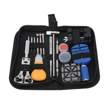 21PCS Watch Repair Kit Tool Removal Spring Bar Battery Replacement Carrying Bag - Aimall