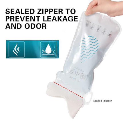 700ML Portable Disposable Urine Pee Bag Toilet Bags Camping Car Emergency Travel - Aimall