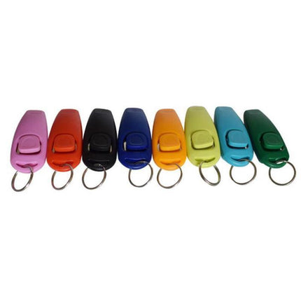 Dog Training Whistle Clicker Combo to Stop Pet Barking Obedience Train Skills AU - Aimall