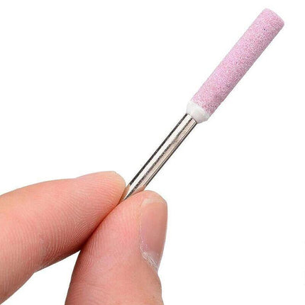 10 Chainsaw Sharpener Burr Grinding Stone File Chain Part Sharpening 4/4.8/5.5mm - Aimall