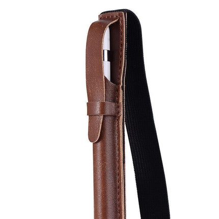 PENCIL HOLDER CASE PROTECTIVE SLEEVE POUCH TABLET FOR APPLE IPAD PEN Black Brown - Aimall