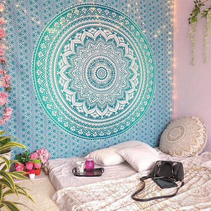 2M Large Indian Bohemian Wall Hanging Tapestry Mandala Tapestries Bedroom Decor - Aimall