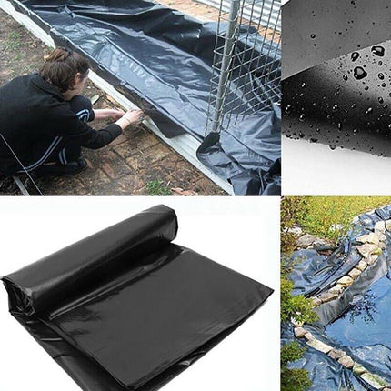 2.5x3M HDPE PVC Fish Pond Liner Gardens Pools Membrane Reinforced Landscaping - Aimall