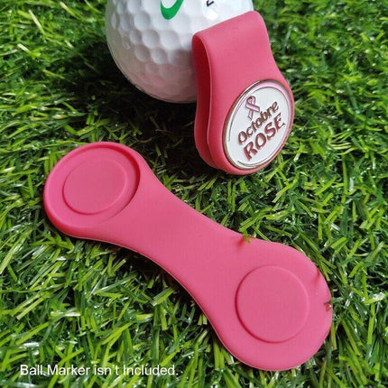 1Pc Silicone Golf Hat Clip Ball Marker Holder with Strong Magnetic DIY - Aimall