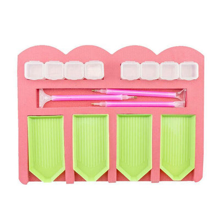 Diamond Painting Tray Organizer Holder Kit Drill Pens Tools Accessories DIY AU - Aimall