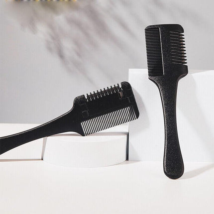 Professional Hairdressers Razor Comb Razor DIY Hair Cutting Thinning Trimmer AU - Aimall