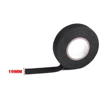 7Roll Electrical Harness Tape Wire Loom Cloth Noise Damping Heat Proof 19mmX15M - Aimall
