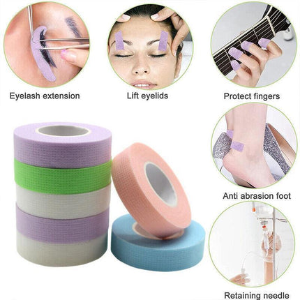 10 Rolls Eyelash Lash Extension Tape Micropore Paper Pad Eyelash Extension Tape - Aimall