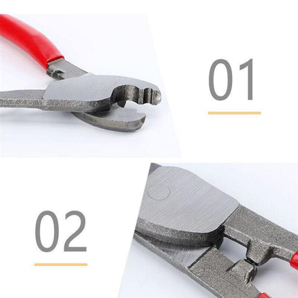 8" Cable Cutter Pliers Carbon Steel Copper Aluminium Wire Electrician Tools AU - Aimall