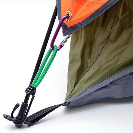 3 -12 X Antislip Stretch Latex Tent Peg Hook Camping Accessories Rope Outdoor AU - Aimall
