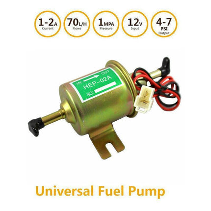 New Universal 12V Electric Fuel Pump Inline Diesel Petrol Low Pressure AU Stock - Aimall