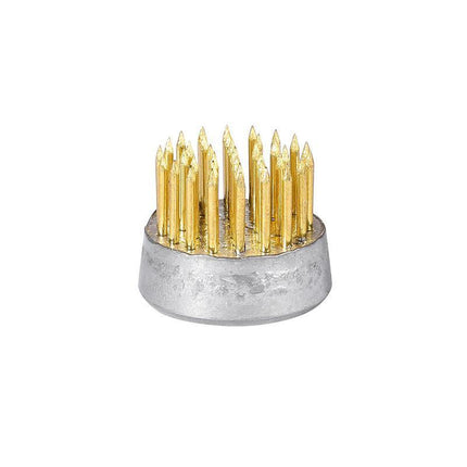 Round Flower Base Holder Spiky Frog Fixed Tool Floral Arrange For Ikebana Kenzan - Aimall