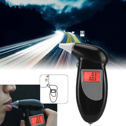 Police Breathalyser Self Analyzer Digital Detector Breath Alcohol Tester AU - Aimall