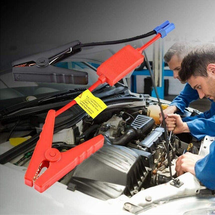 Car Portable Jump Starter Cable Alligator Clamp Clip Connector Battery EC5 Plug - Aimall