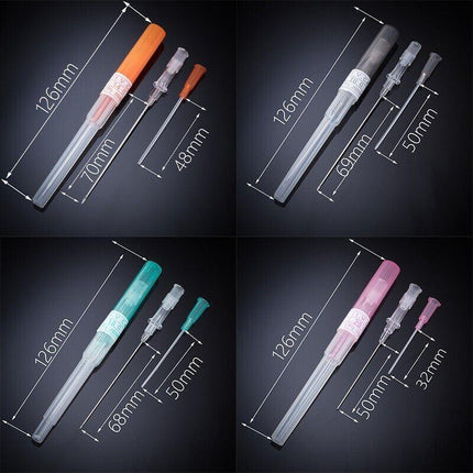 14g - 26g Catheter cannular tube Sterilized Body Piercing Needles 1-20PCS AU NEW - Aimall