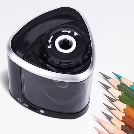 Automatic Electric Pencil Sharpener Operated Students Desktop With 2 Blades - Aimall