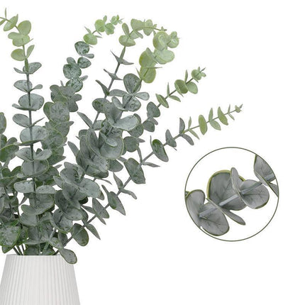Artificial Eucalyptus Leaf Flowers Fake Green Plant Nordic Home Party Decor - Aimall