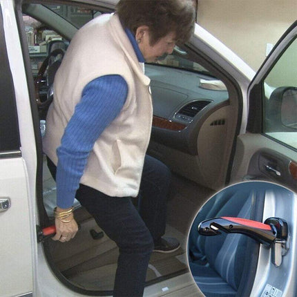 Car Door Handle Disability Elderly Standing Aid Cane Glass Breaker Flashlight AU - Aimall