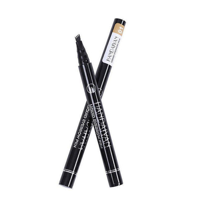 Microblading Tattoo Eyebrow Ink Pen Eye Brow Pencil Brow Enhancer Stencil AU - Aimall