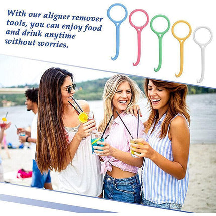 5PCS Aligner Removal Tool Invisible Braces Extractor Tooth Hook for Adult Child - Aimall