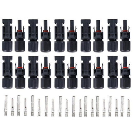 5~20PCS Connectors For IP67 MC4 Solar Panel 30A Line Plug Socket Male &amp; Female M - Aimall