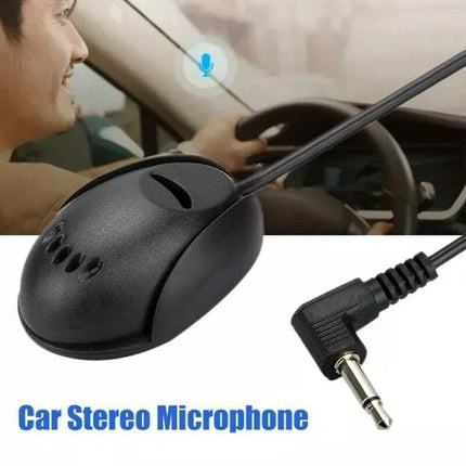 Car Radio 3.5MM External Microphone Mic For Wireless GPS Stereo Receiver - Aimall