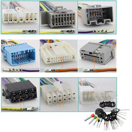 70Pcs Set Pin Ejector Wire Kit Extractor Auto Terminal Removal Connector Tool - Aimall