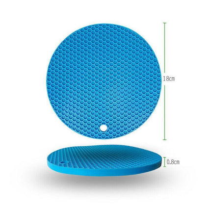 2PCS Silicone Pot Holder Trivet Mat Hot Pads Non-Slip Heat Resistant BPA FREE - Aimall