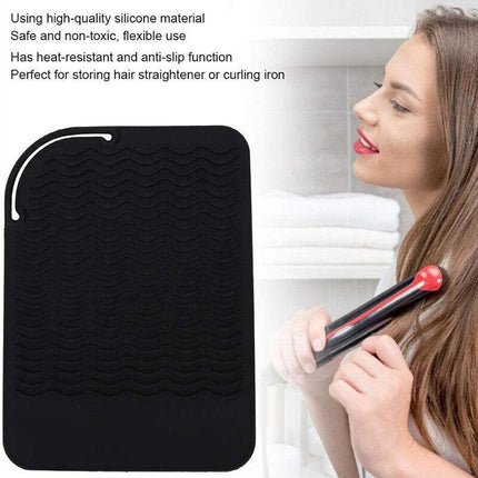 Heat Resistant Mat for Curling Flat Irons Hair Straightener & Hair Styling Tools - Aimall