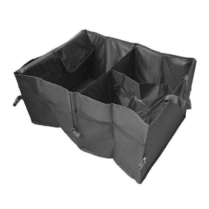 Car Boot Organiser Partition Collapsible Storage Box Trunk Bag Tool Multipurpose - Aimall
