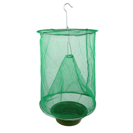 Reusable 6 Pack Fly Trap Insect Killer Net Cage Trap Ranch Pest Hanging Catcher - Aimall