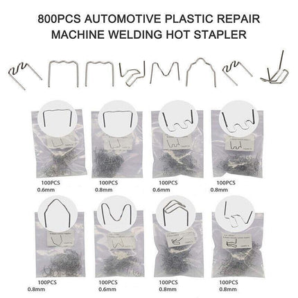 800PCS Hot Stapler Staples Repair Tools Kit For Plastic Welder Car Bumper AU - Aimall