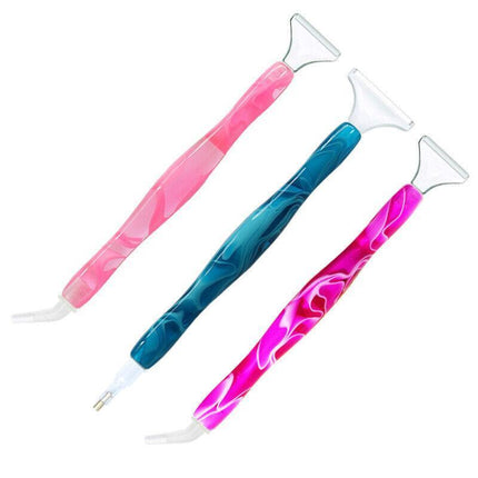5D Resin Diamond Painting Pen Resin Point Drill Pens Cross Stitch DIY Craft Art - Aimall