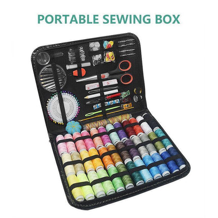 Sewing Kit 183Pcs Portable Mini Premium Travel Home Beginner Emergency AU Stock - Aimall