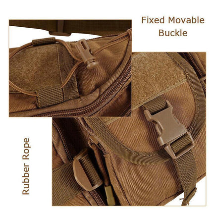 Utility Tactical Men Waist Bag Pack Pouch Military Hiking Camping Belt Bag AU - Aimall