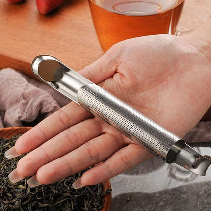 Stainless Steel Tea Infuser Leaf Strainer Herbal Mesh Loose Filter Diffuser Mug - Aimall